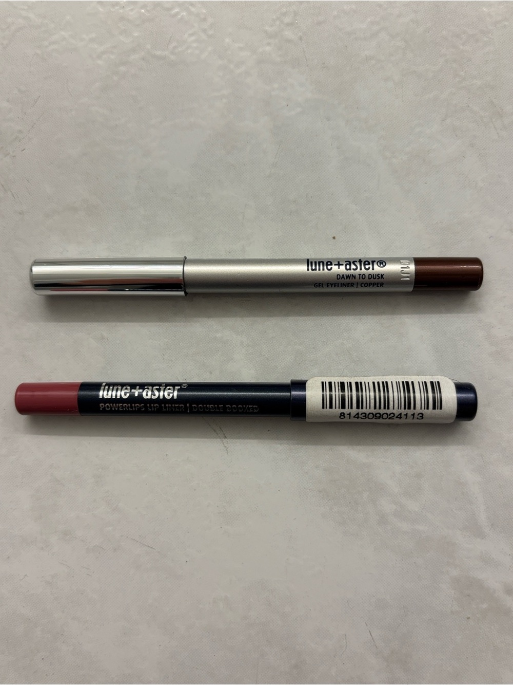 New Lune+Aster Gel Eyeliner and lip liner Pencil Samples